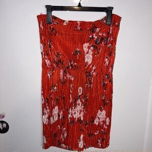 Collective Concepts Strapless, Floral, Romper - Size Medium‎